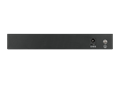 DSS-100E 9-Port Fast Ethernet PoE Unmanaged Surveillance Switch including Gigabit Uplink - back side.
