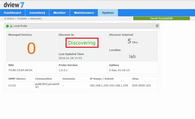 DXS 3600 How to Setup SNMP