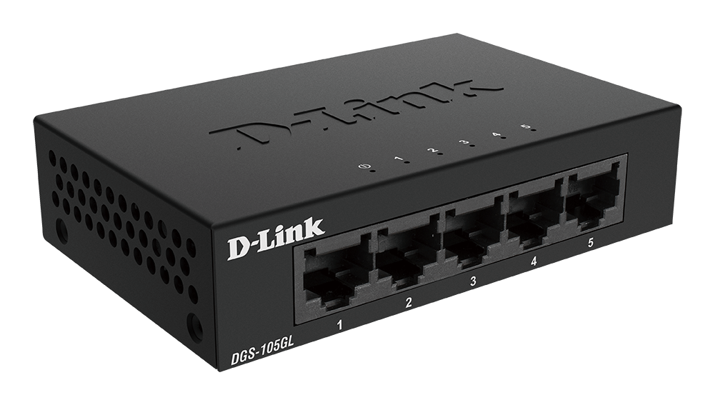 D-Link DGS-105GL/E Network Gigabit Switch, 5 Port