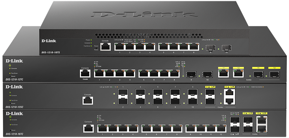D-LINK 200G12S: Switch, 10 porte, Gigabit Ethernet, 2 SFP da reichelt  elektronik